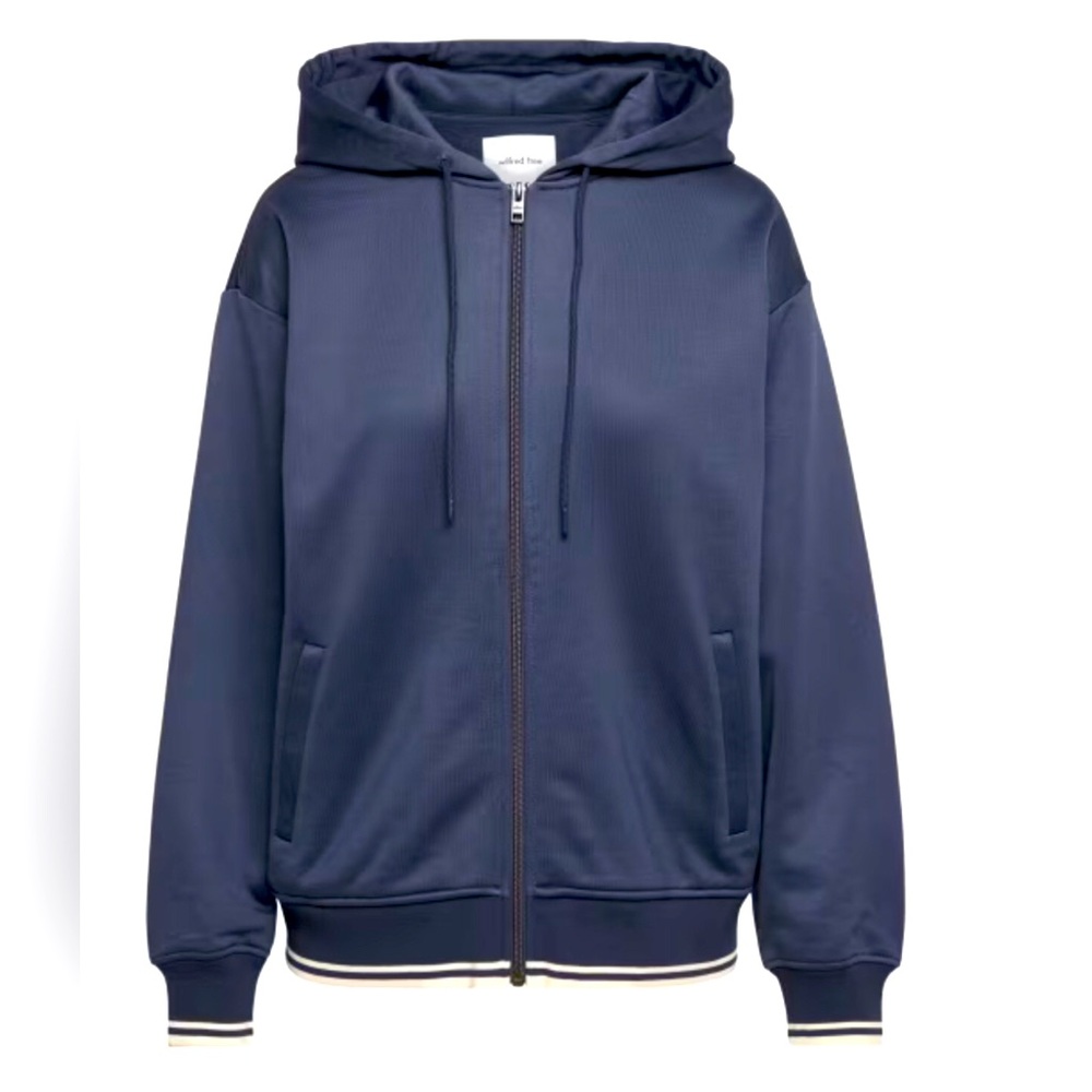 Rare Aritzia Wilfred Free Retrograde hoodie sweater pants jogging set navy, M